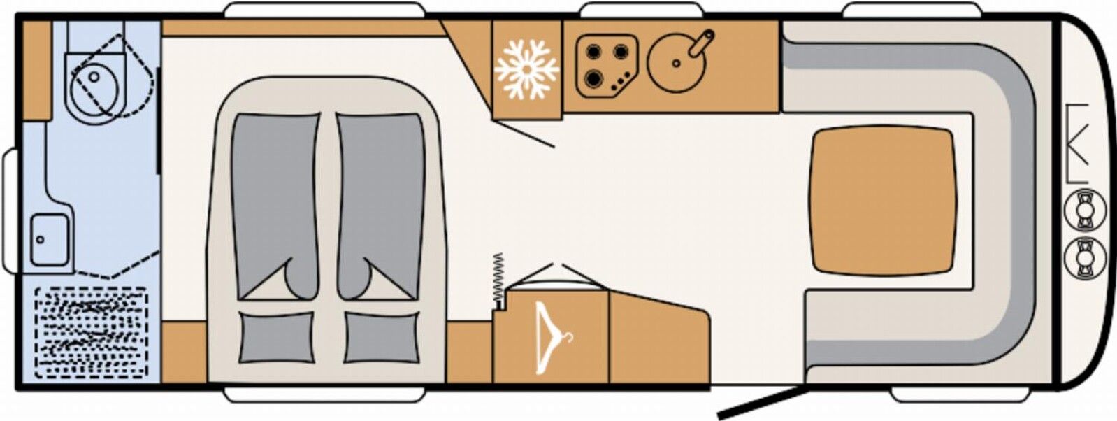 Fahrzeugabbildung Dethleffs Nomad 650 RQT Mover, Combi6E, Fußbodenerwärmung