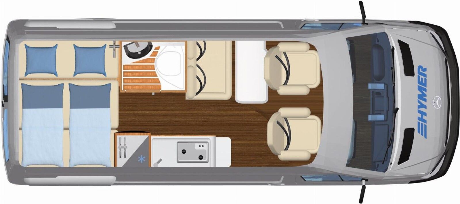 Fahrzeugabbildung HYMER / ERIBA / HYMERCAR Free S 600 Verfügbar ab November 2024